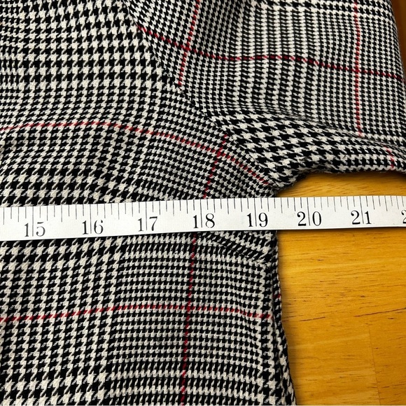 ZARA Black and White Houndstooth Collared Shift Dress - Picture 13 of 14